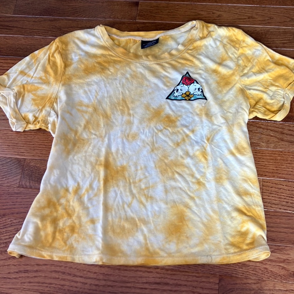 EMPYRE ORANGE TIE DYE TEE- KIDS LARGE